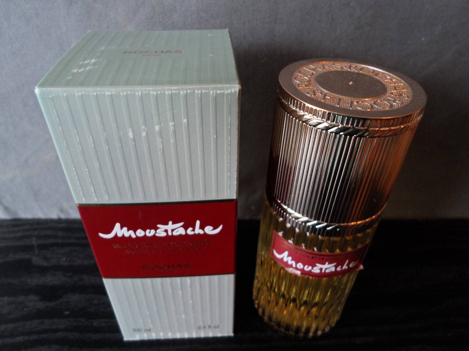 Moustache Rochas Concentrated 3.4 oz /100 ml EDT Spray ,Boxed ,Vintage Original