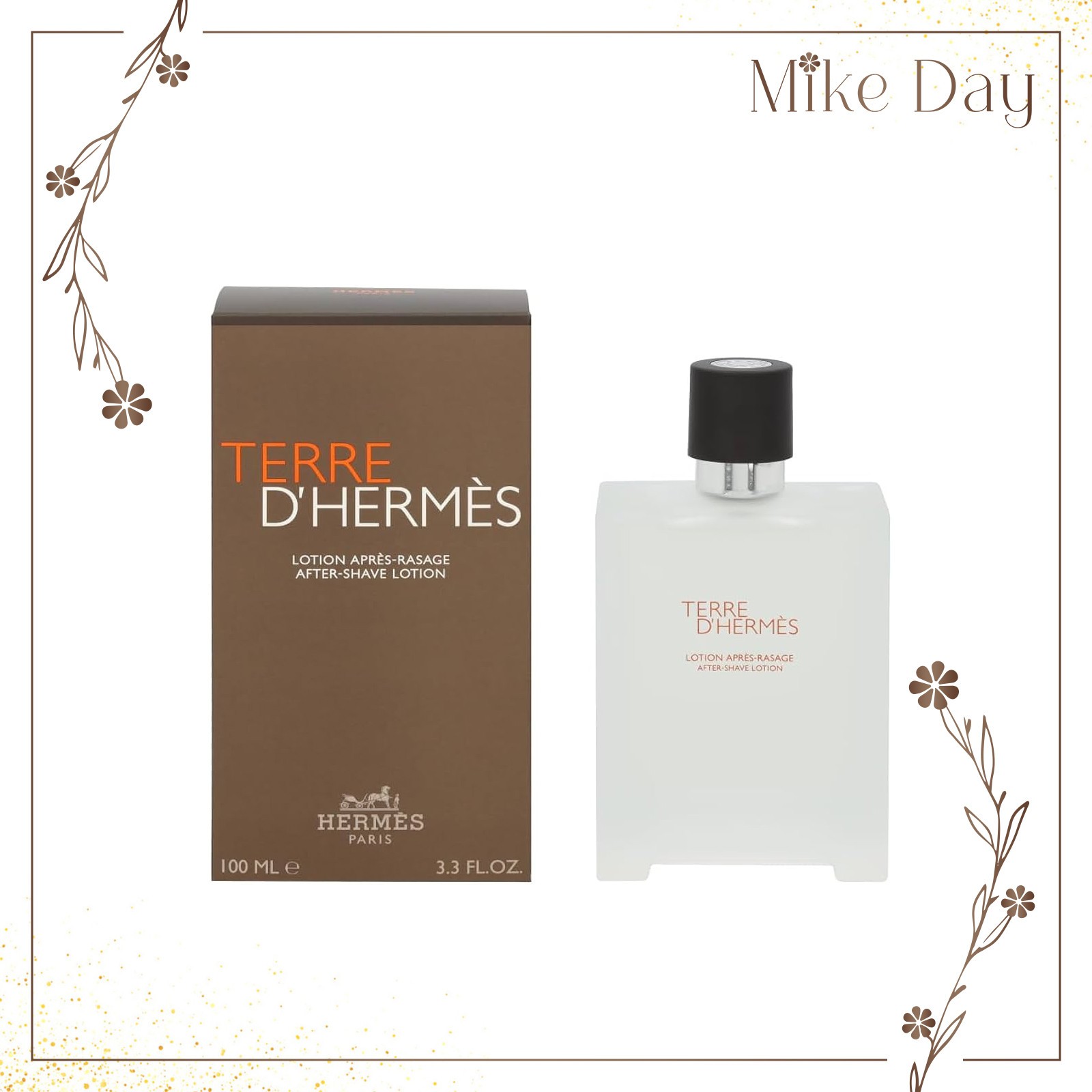Hermes Terre d’Hermes After Shave Lotion 100ml 3.3oz Men’s Aftershave New in Box