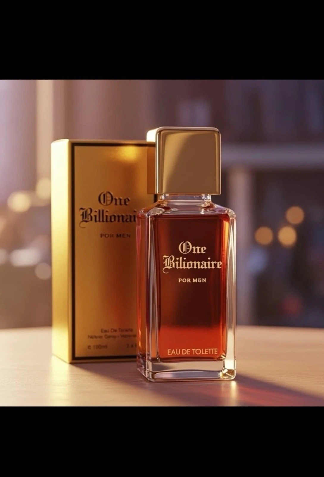 One Billionaire Men’s Cologne Eau de Parfum Natural Spray 3.4Fl. Oz.