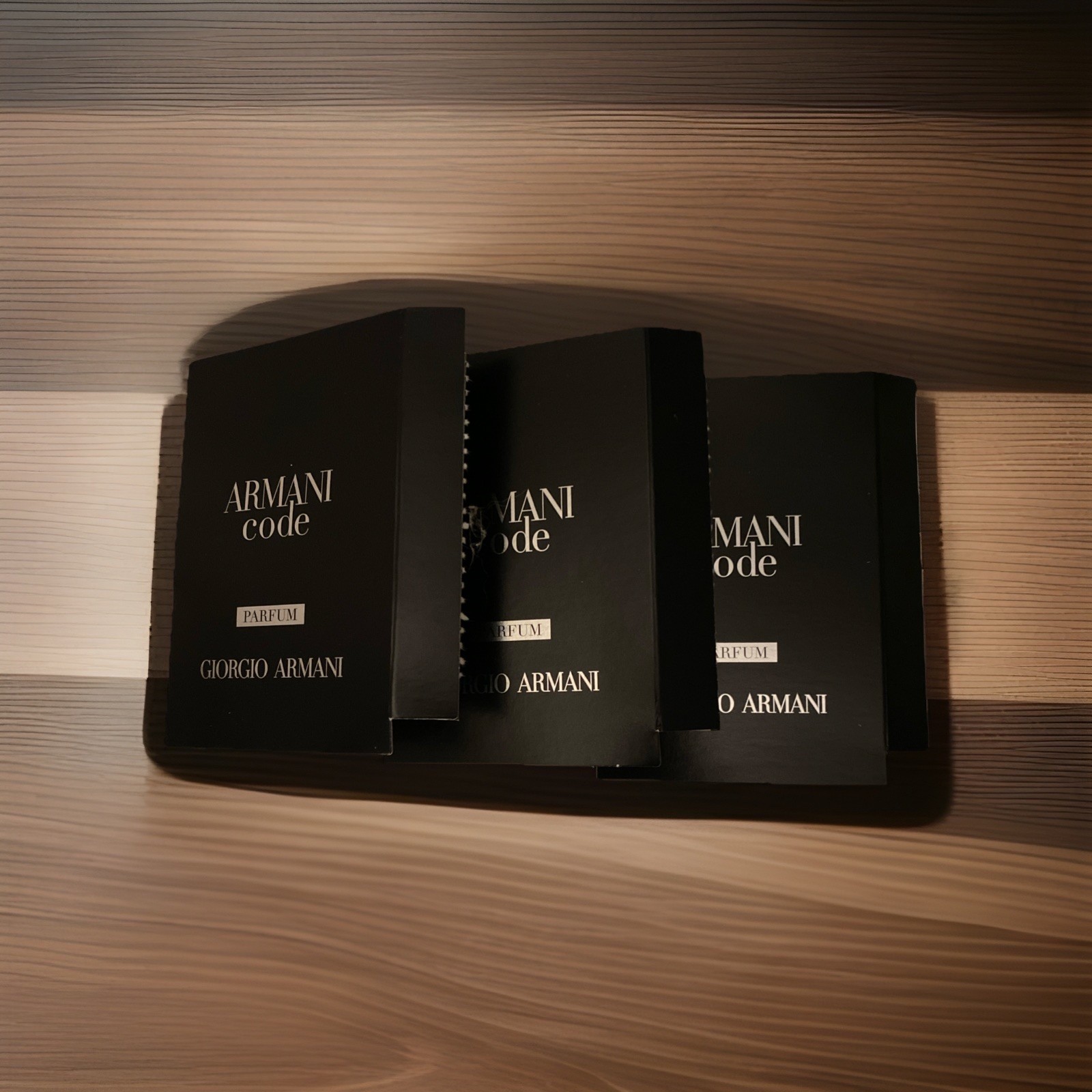 Giorgio Armani Armani Code Parfum Travel Spray 0.04 Fl Oz ~ Lot Of 3