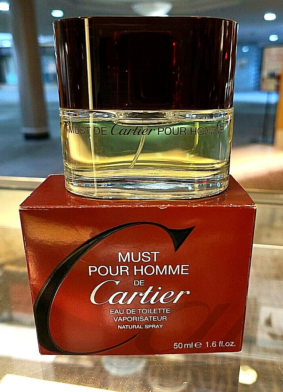 Must Pour Homme De Cartier 1.6 EDT Eau De Toilette Spray NEW NIB In Retail Box