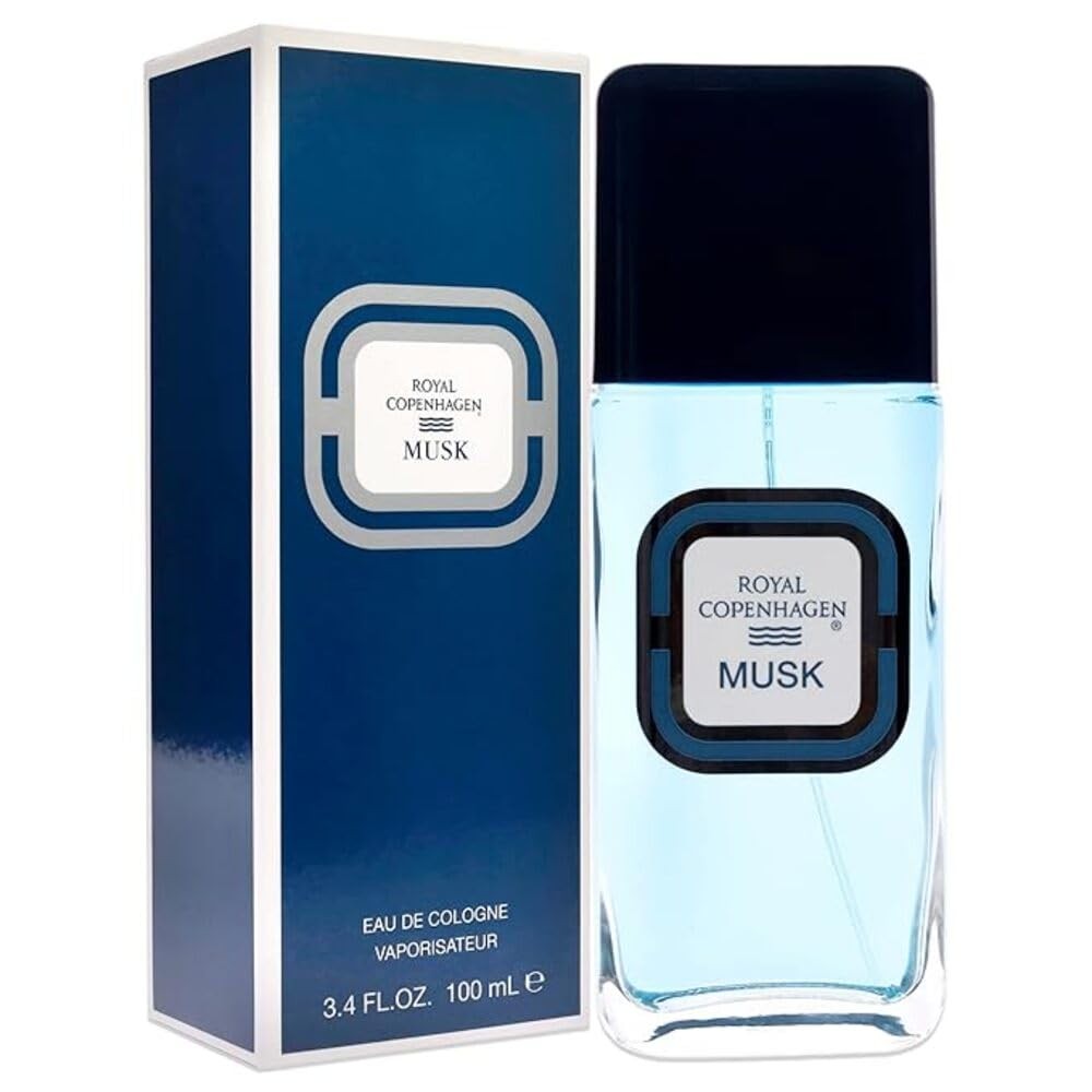 Musk Eau de Cologne Spray for Men, 3.4 oz