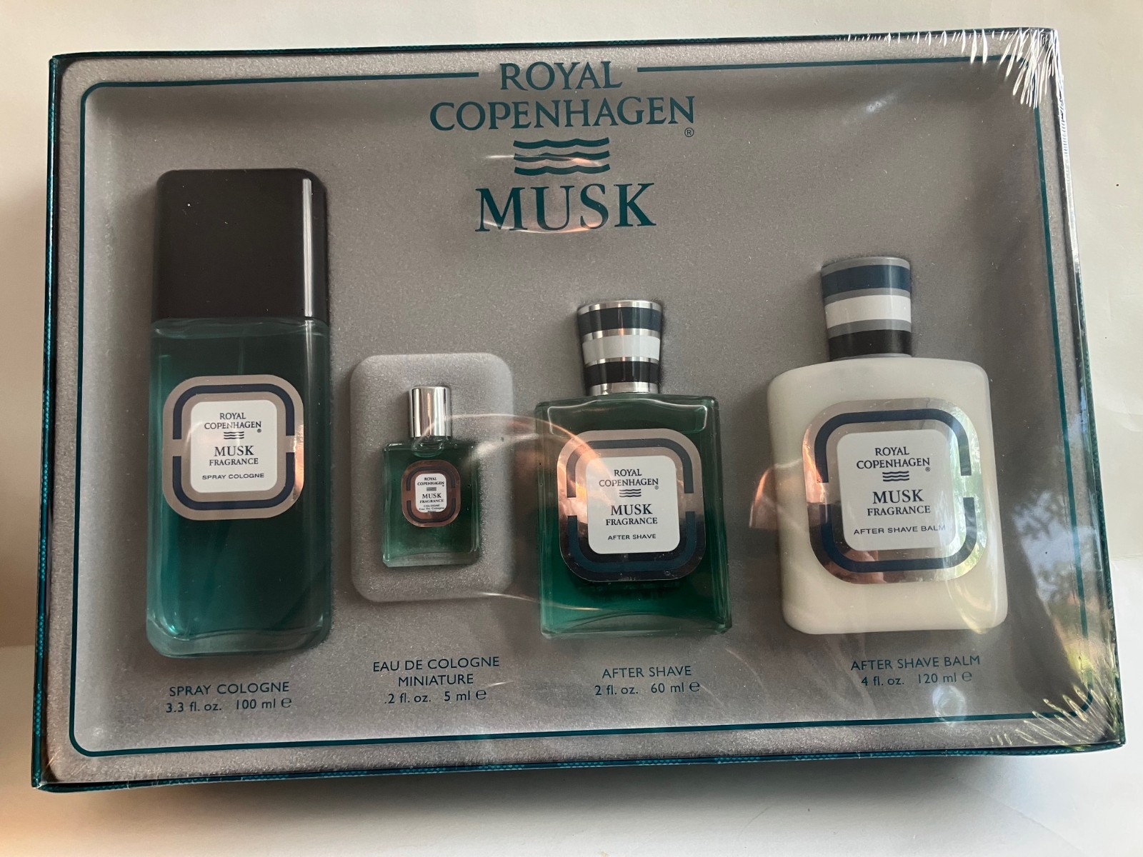 ROYAL COPENHAGEN MUSK 4 Pcs Gift Set ( see details) for Men,100% AUTHENTIC, RARE