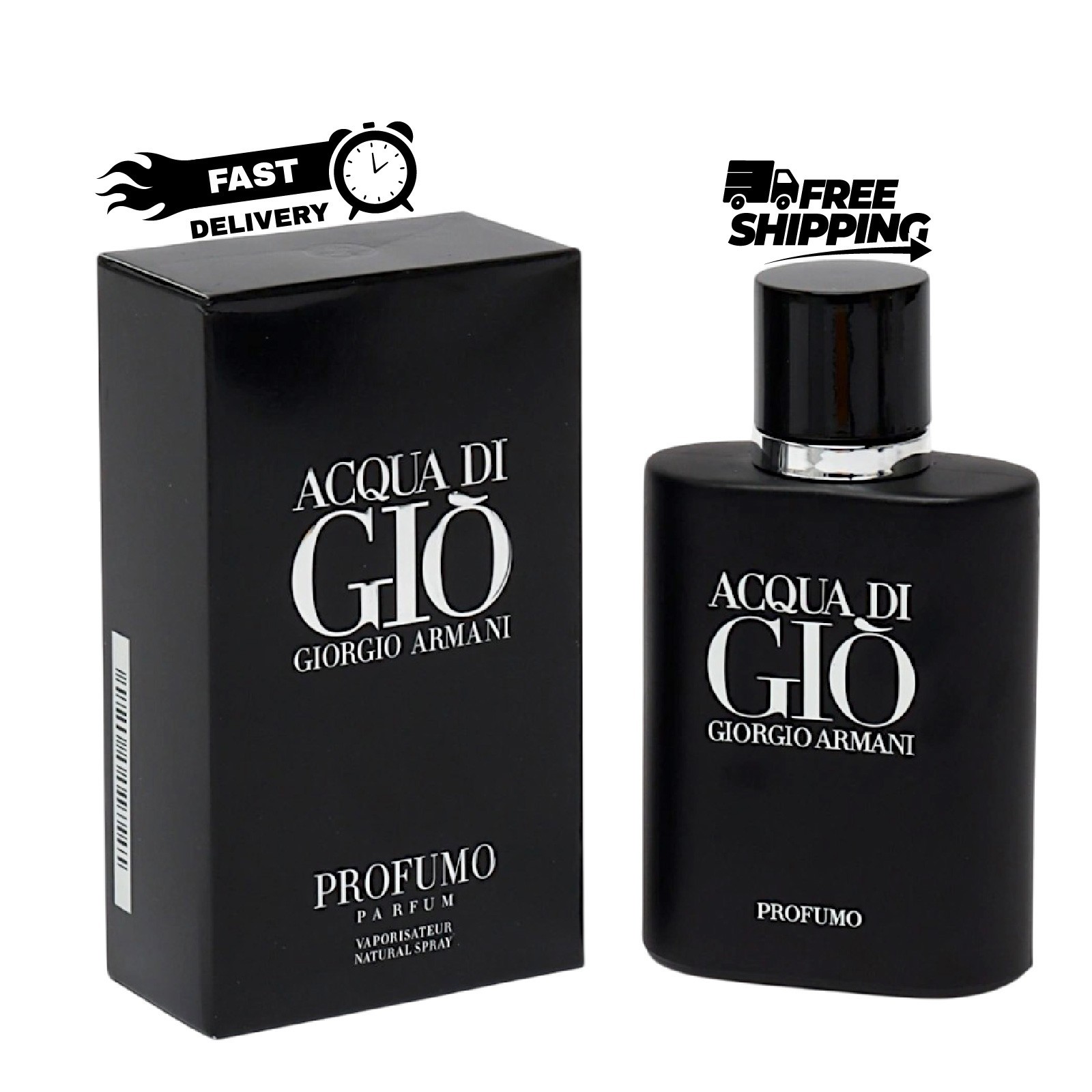 Armani Acqua Di Gio Profumo 2.5 oz 75ml Magnetic Cap Discontinued New Sealed
