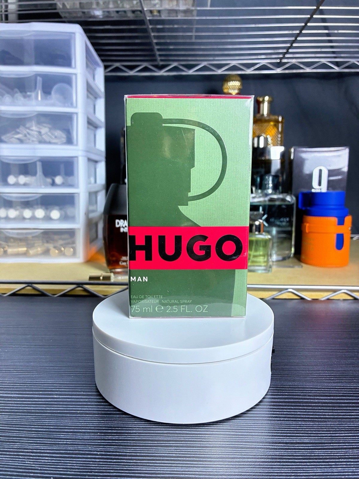 HUGO Hugo Man Eau de Toilette Natural Spray, Green Apple & Fir Balsam 2.5 oz