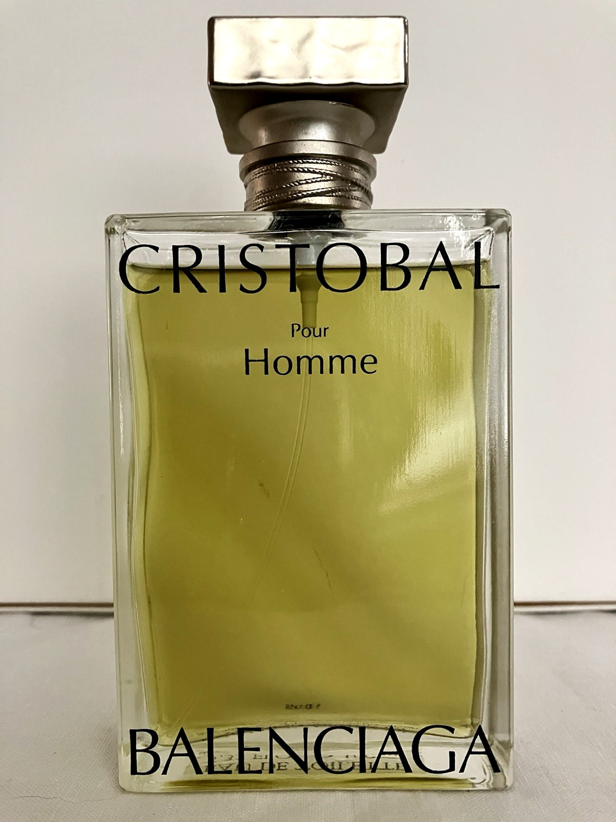 *VTG. CRISTOBAL HOMME* by Balenciaga 3.33 oz/100 ml EDT Spray *2001 1ST FORMULA*