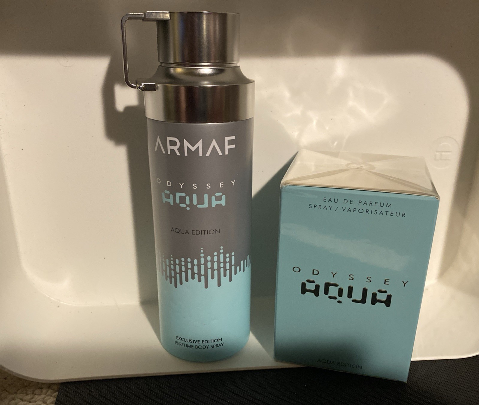 Armaf Odyssey Aqua EDP 60 ml Men Woody Aromatic Citrus Cologne + Body Spray