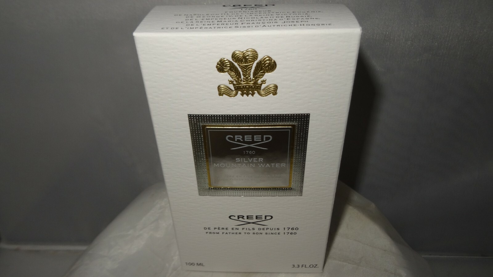 Creed Silver Mountain Water Eau De Parfum Spray 3.3 oz CHOOSE LOT NUMBER