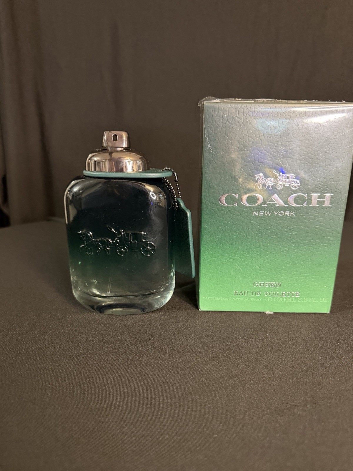 Coach New York Green Eau de Toilette Spray, Regular Size 3.3 fl oz