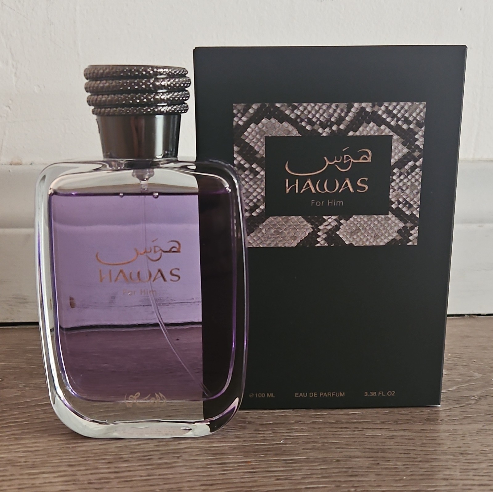 Rasasi Hawas For Him Eau de Parfum Spray, Men’s Fragrance 3.38 fl oz