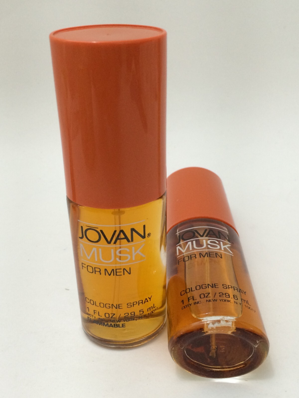Vintage 80’s Jovan Musk For Men Cologne Spray 1oz x2 = 2 oz – Original Formula