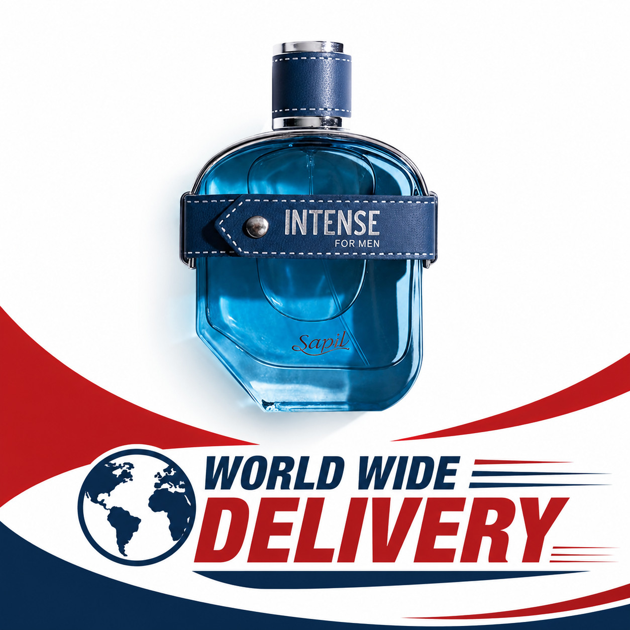 Sapil Intense for Men EDT – Lemon, Cardamom & Vetiver – 3.4 oz / 100ml Spray
