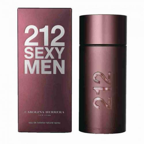 212 Sexy Men by Carolina Herrera 3.3 /3.4 oz /100ml EDT Spray Cologne NEW SEALED
