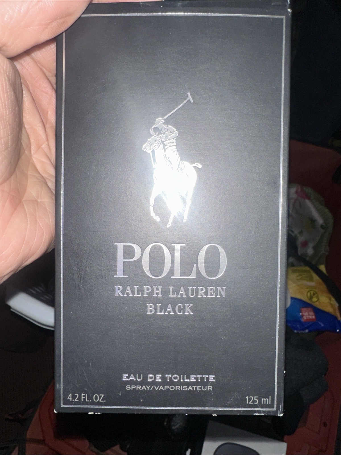 Polo Black Ralph Lauren 4.2 oz 125 ml Eau De Toilette Brand New Sealed