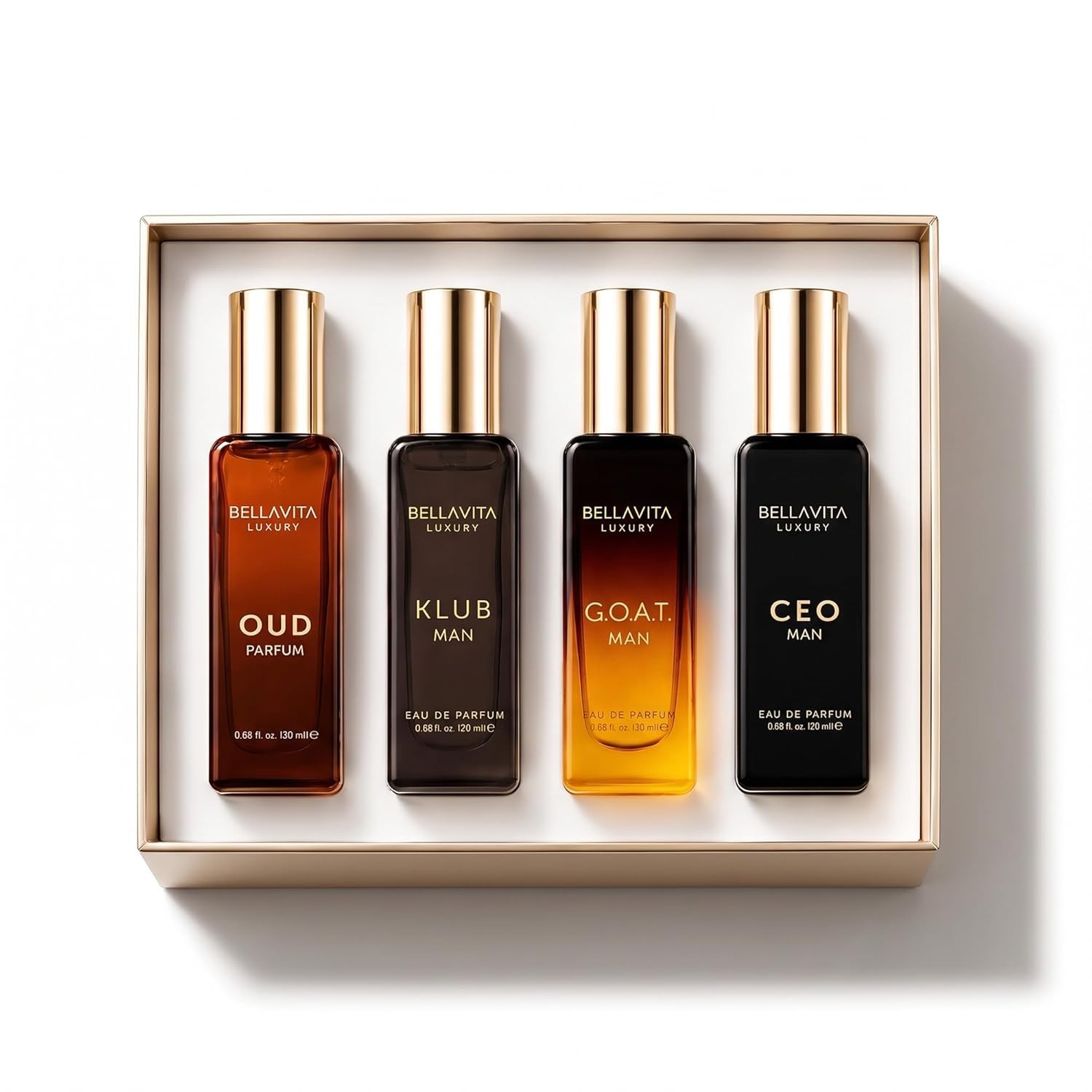 Men’s Perfume Gift Set with CEO Man, G.O.A.T., Klub, and Oud | 80ml | Perfume fo