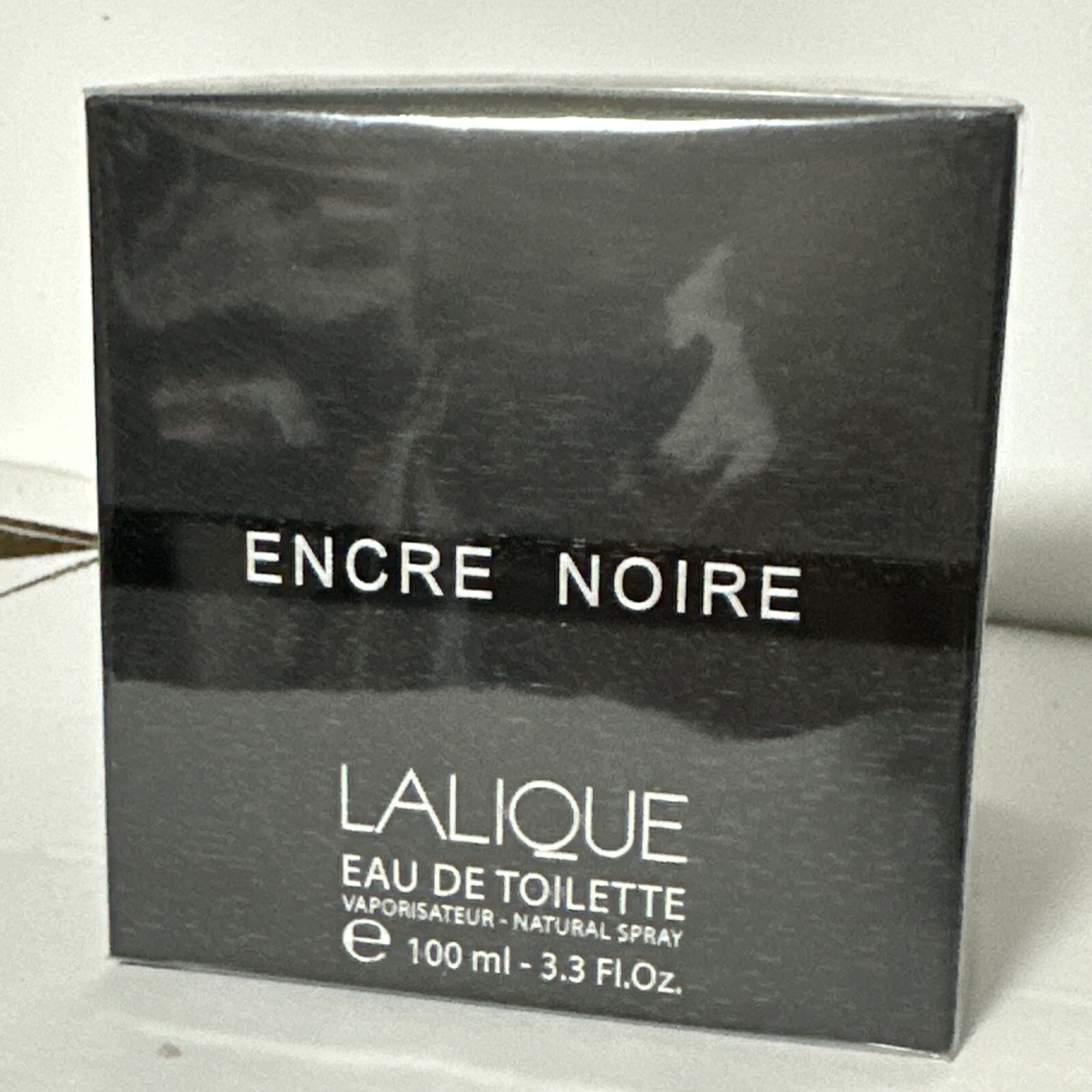 Encre Noire Lalique for Men EDT 3.3 oz Eau de Toilette original New