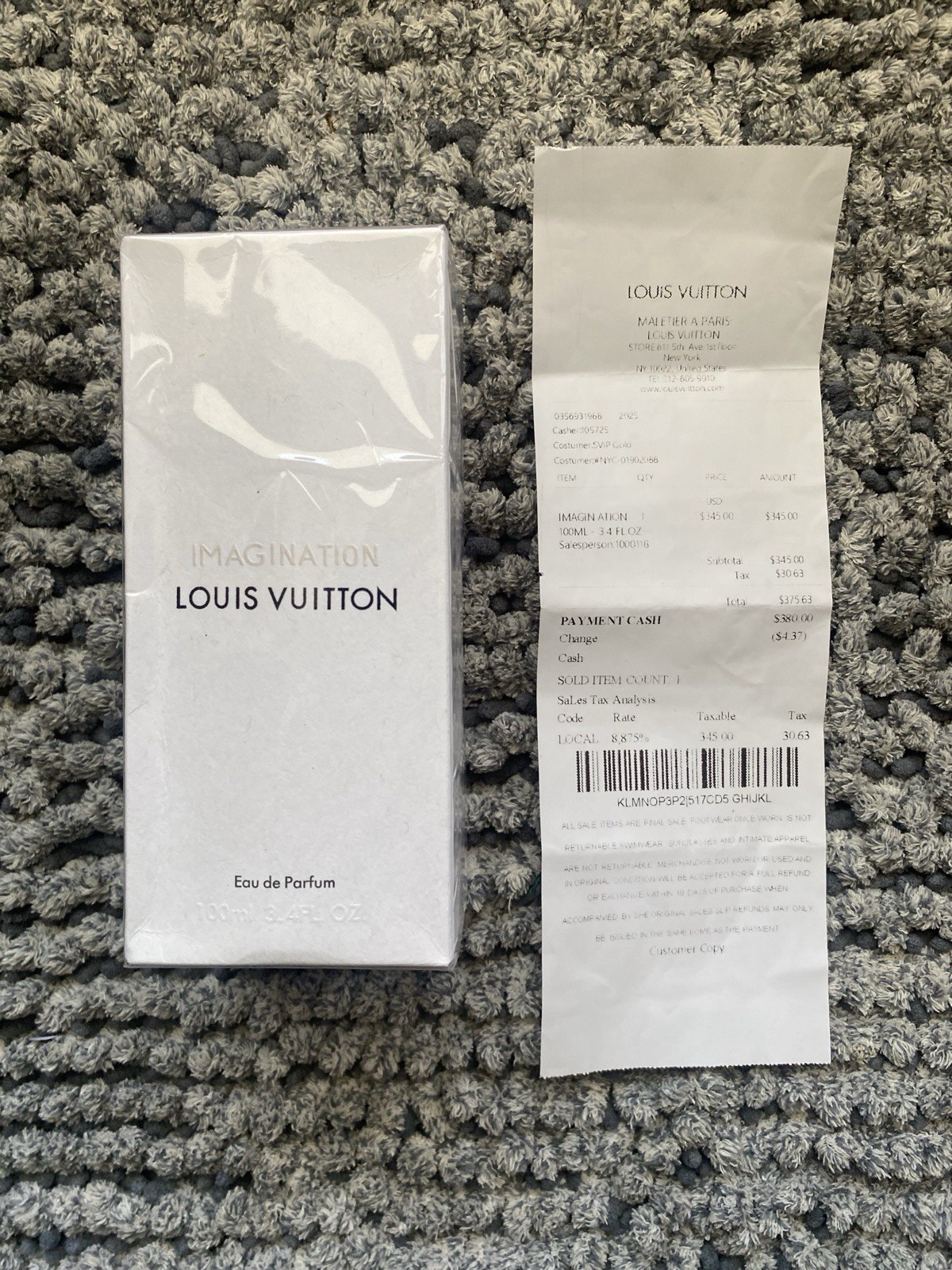 Louis Vuitton LV Imagination Eau de Parfum, 3.4 oz (100ml), (READ DESCRIPTION)
