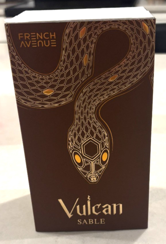 Mens Cologne. French Avenue. Vulcan Sable. New in Box.
