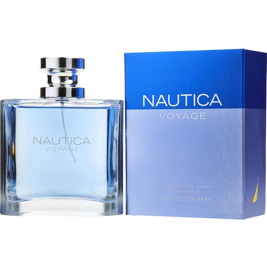 NAUTICA VOYAGE 3.4 OZ EDT SPRAY FOR MEN NEW IN BOX