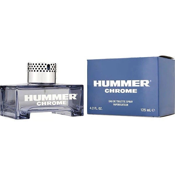 Hummer Chrome Cologne for Men 4.2 oz / 125 ml Eau de Toilette Spray – New In Box