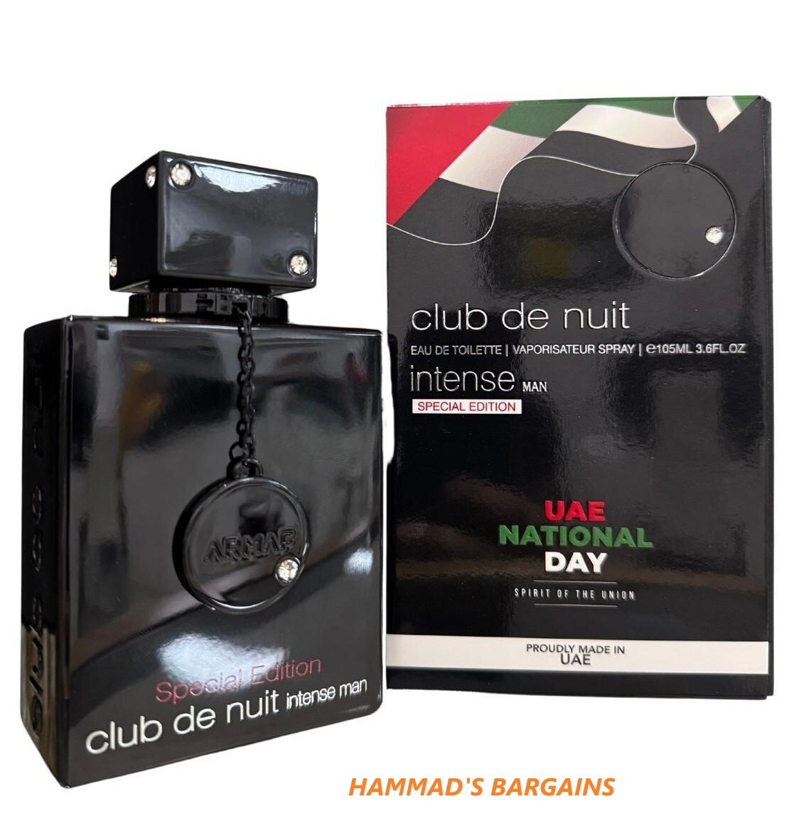 CLUB DE NUIT INTENSE UAE NATIONAL DAY EDT 3.6 OZ / 105 ML FOR MEN (NIB)SEALED