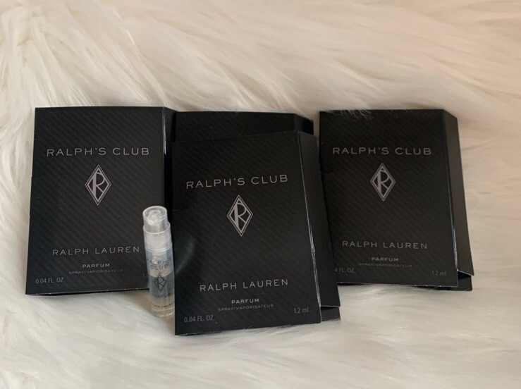 4 x RALPH’S CLUB PARFUM by RALPH LAUREN ~ 0.04oz/1.2ml Each Travel Size NEW
