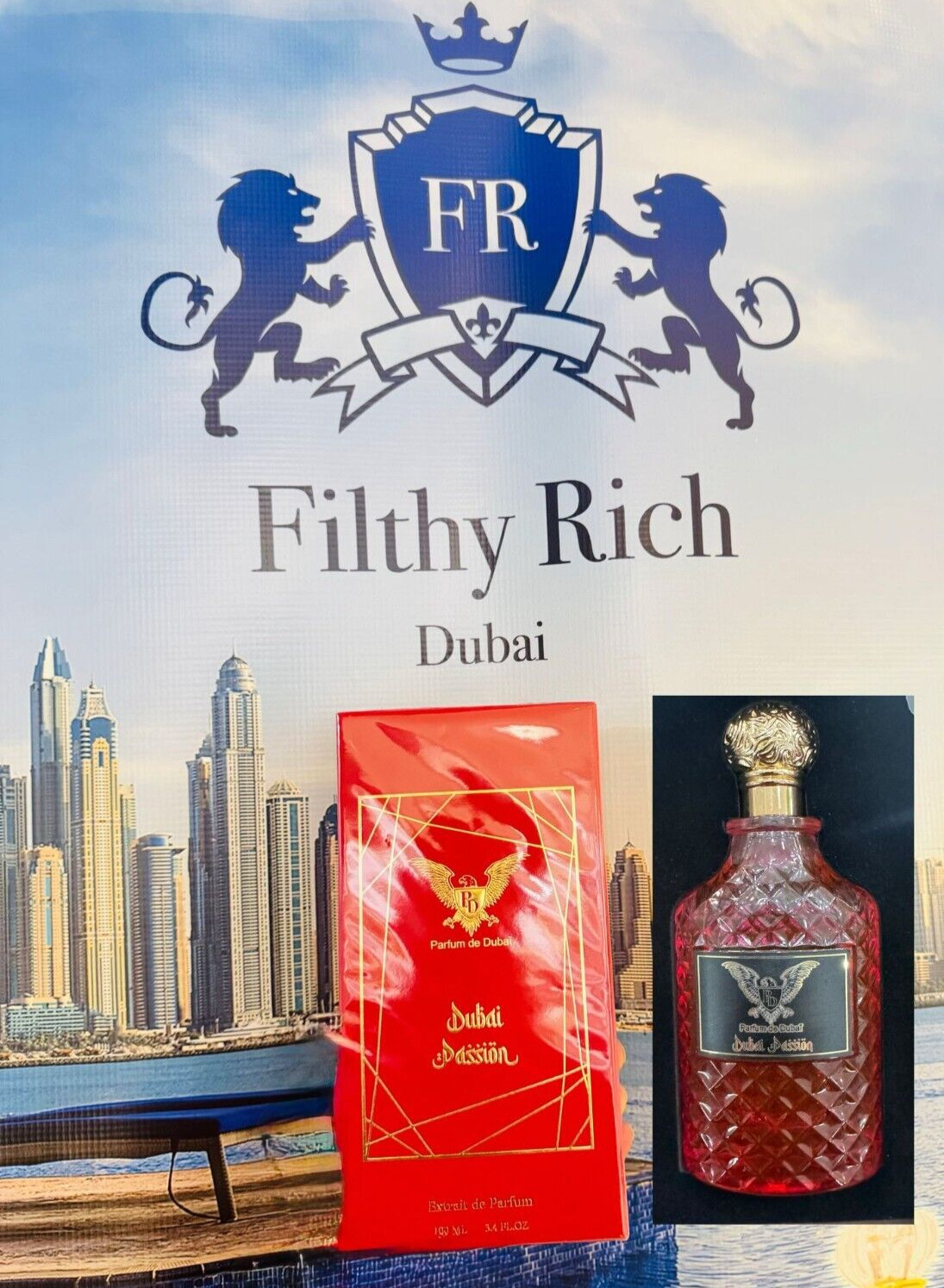 Dubai Passion by Sultan Parfum De Dubai 3.4oz women EDP sealed (&1 free perfume)