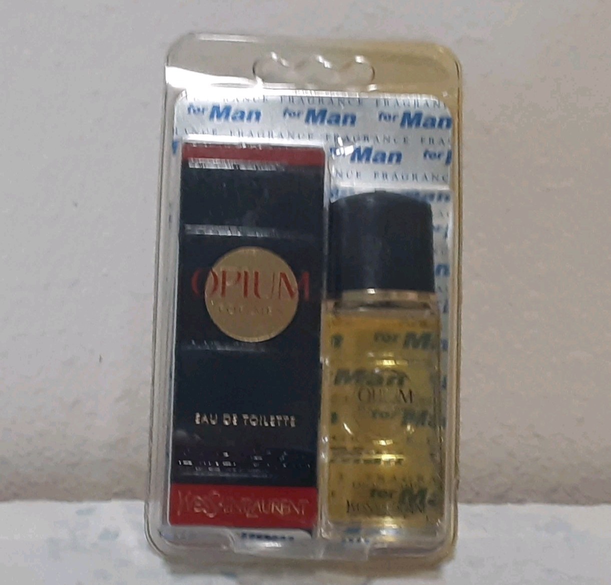 Opium Pour Homme by Yves Saint Laurent EDT 0.2 Fl Oz 7.5 ml Vintage Boxed Sealed