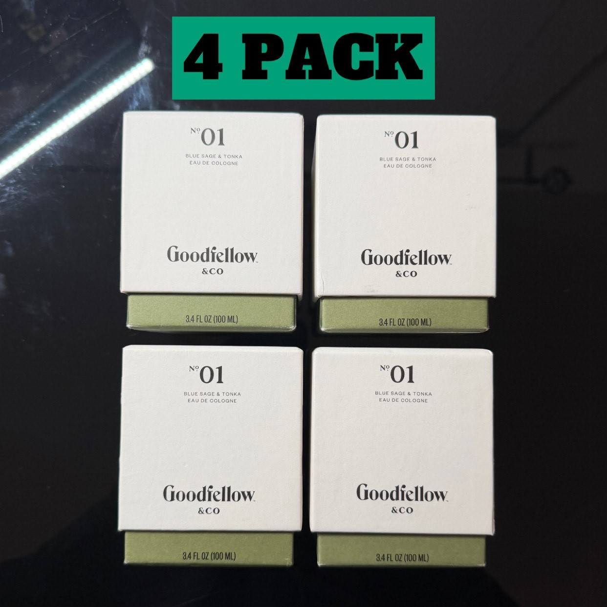 Goodfellow & Co No.1 Men’s Cologne – 3.4 fl oz (4 PACK)