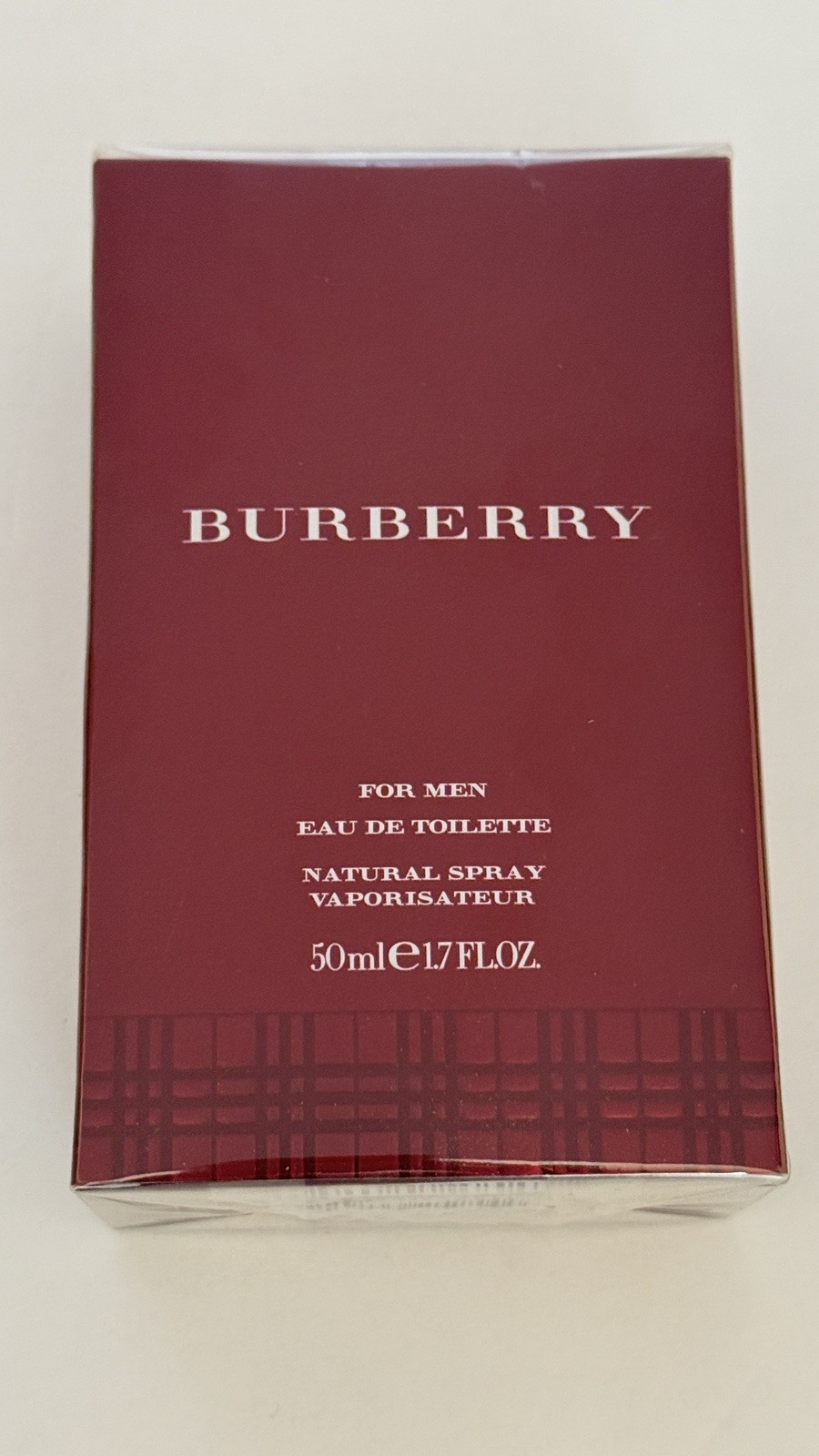 Burberry Classic Eau De Toilette for Men 1.7oz New Sealed