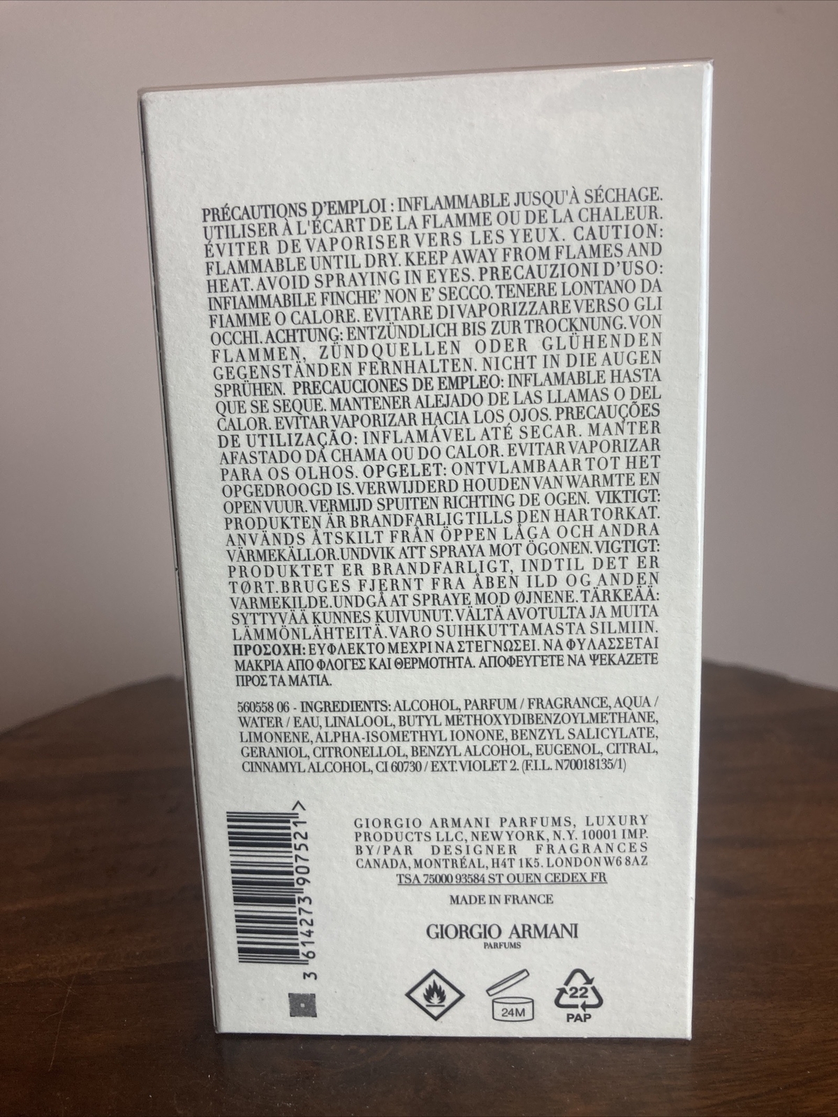 Giorgio Armani Acqua di Gio PARFUM 4.2fl oz/125ml NEW & SEALED