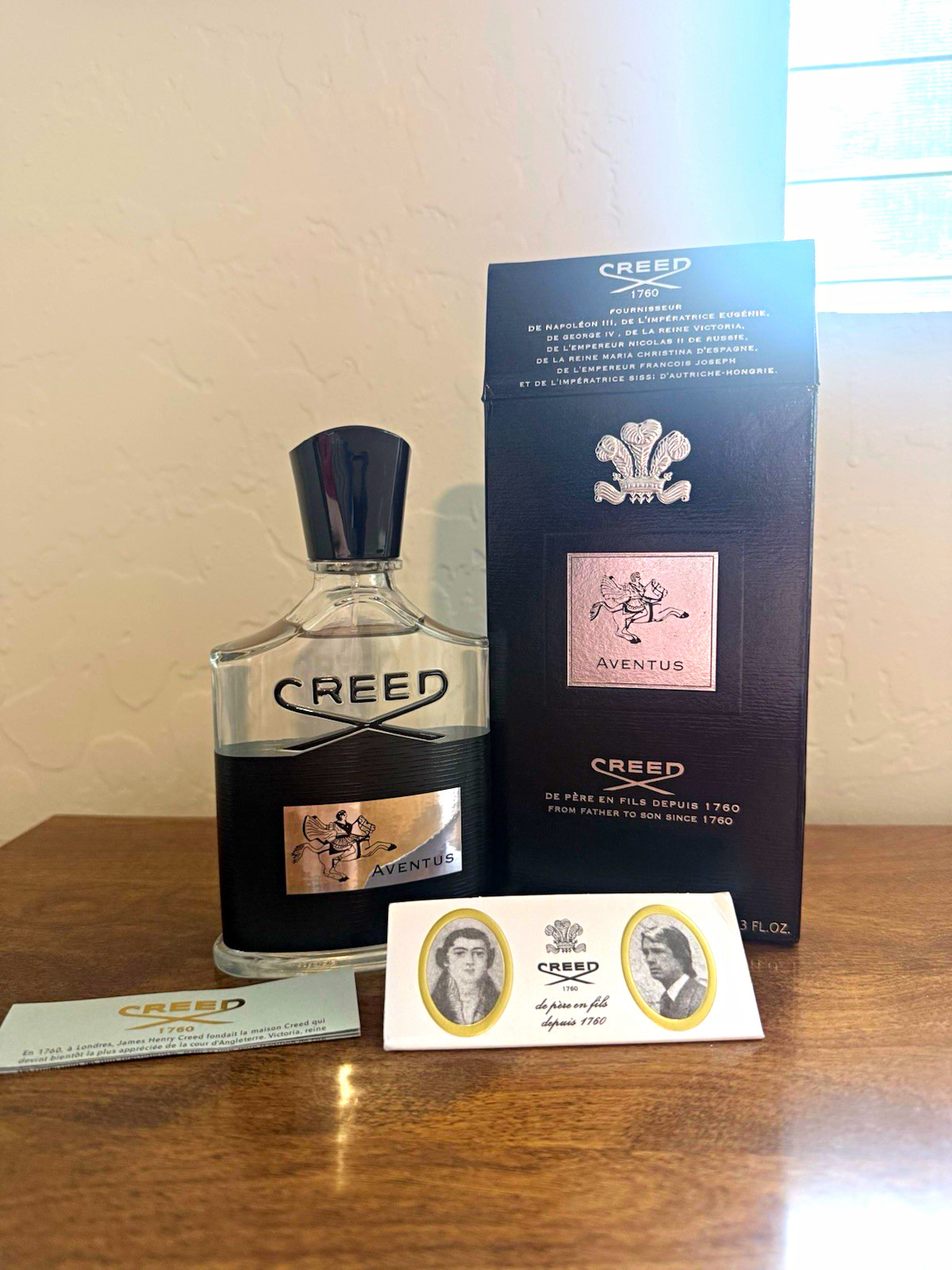 Creed Aventus Eau de Parfum Spray 3.3 fl oz Regular Size w/ Box