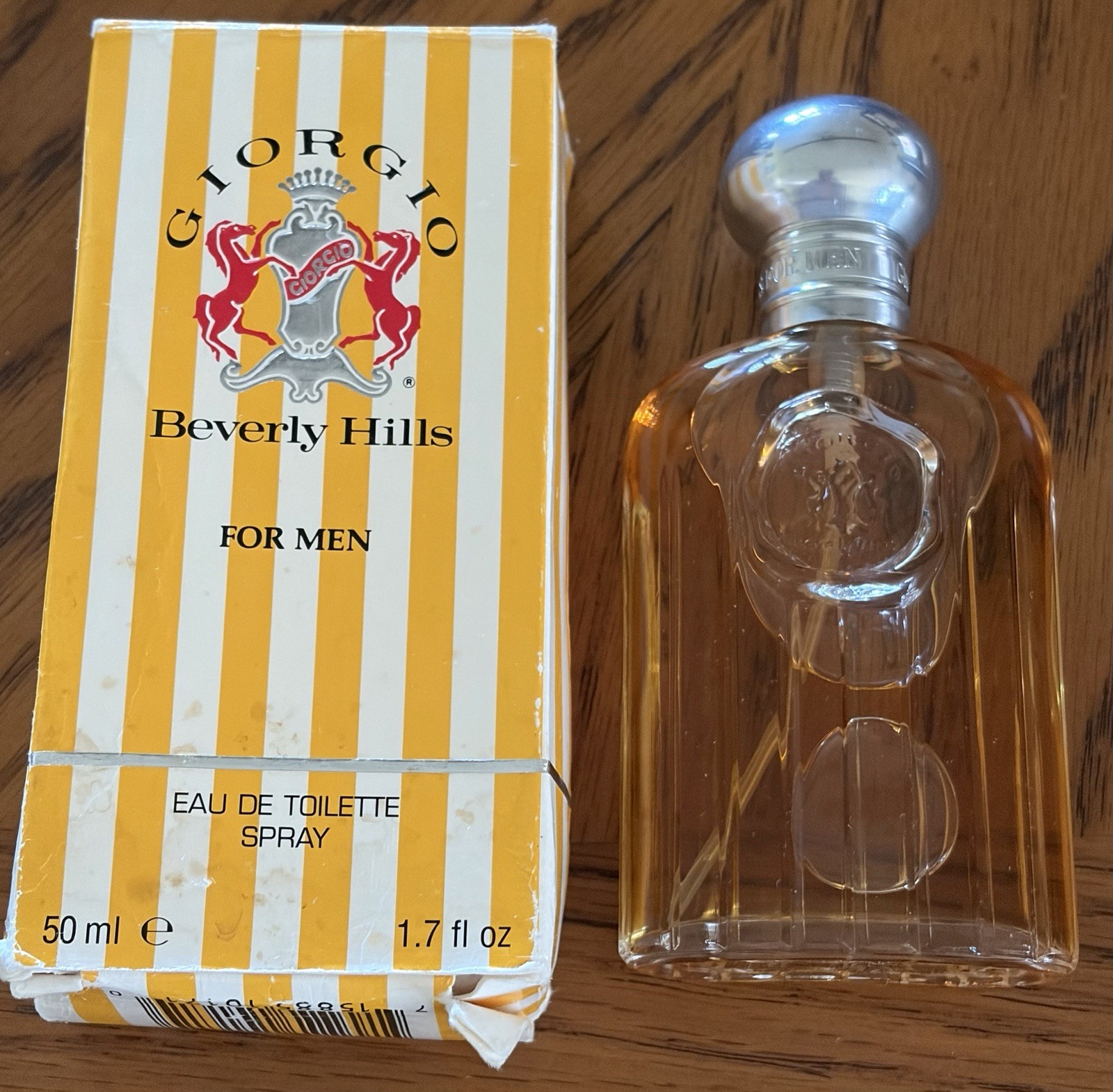 Giorgio Beverly Hills Eau De Toilette Spray 50ml NWB for Men-Free Shipping