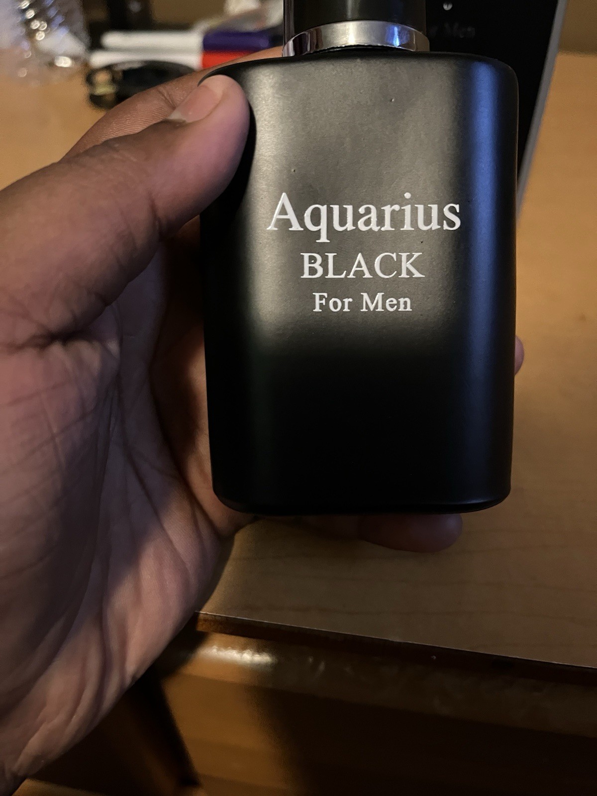Aquarius Black Eau de Toilette Spray for Men 3.4 fl oz Regular Size