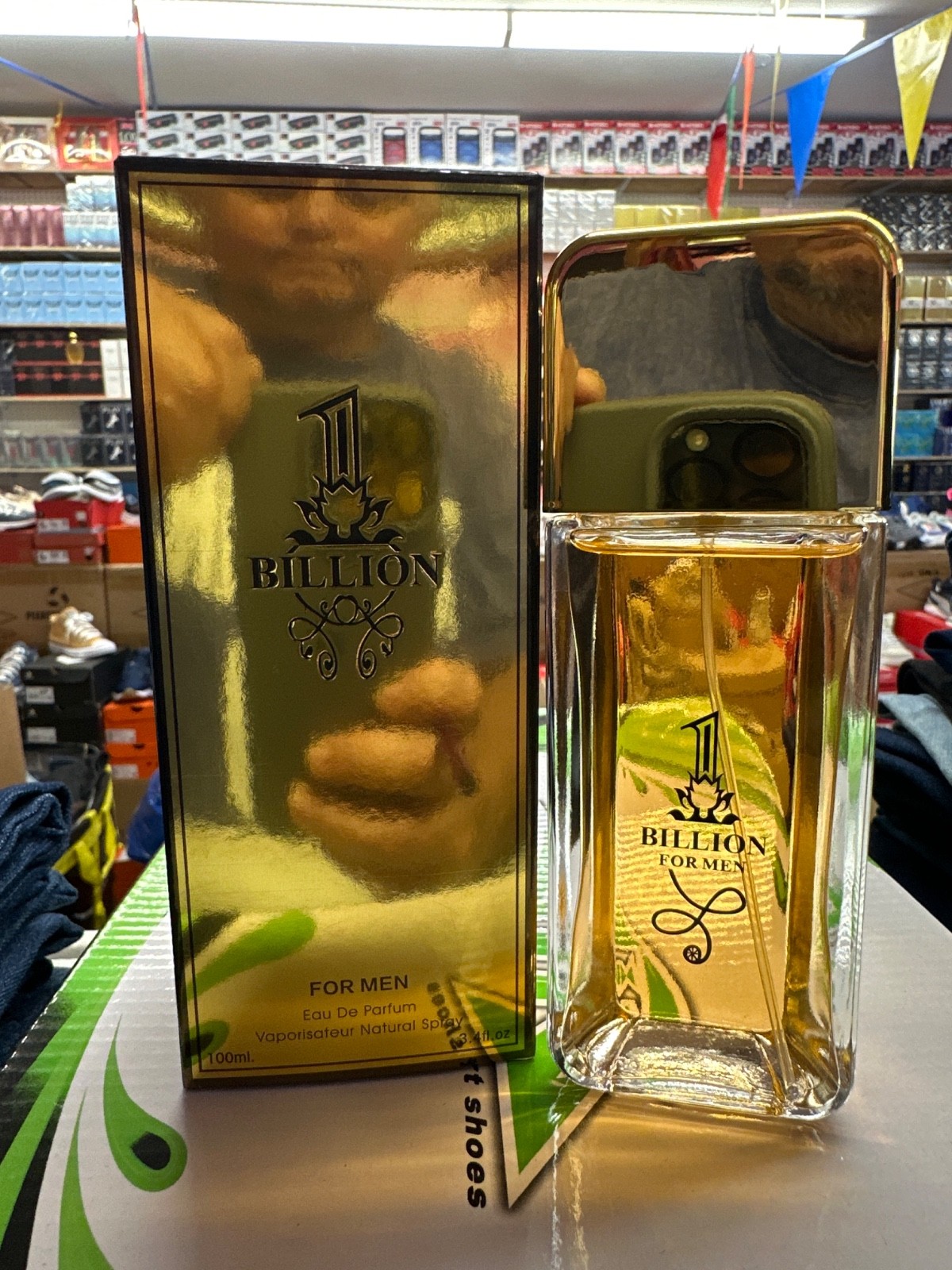 1 Billion Men Cologne Eau De Parfum Spray 100ml.