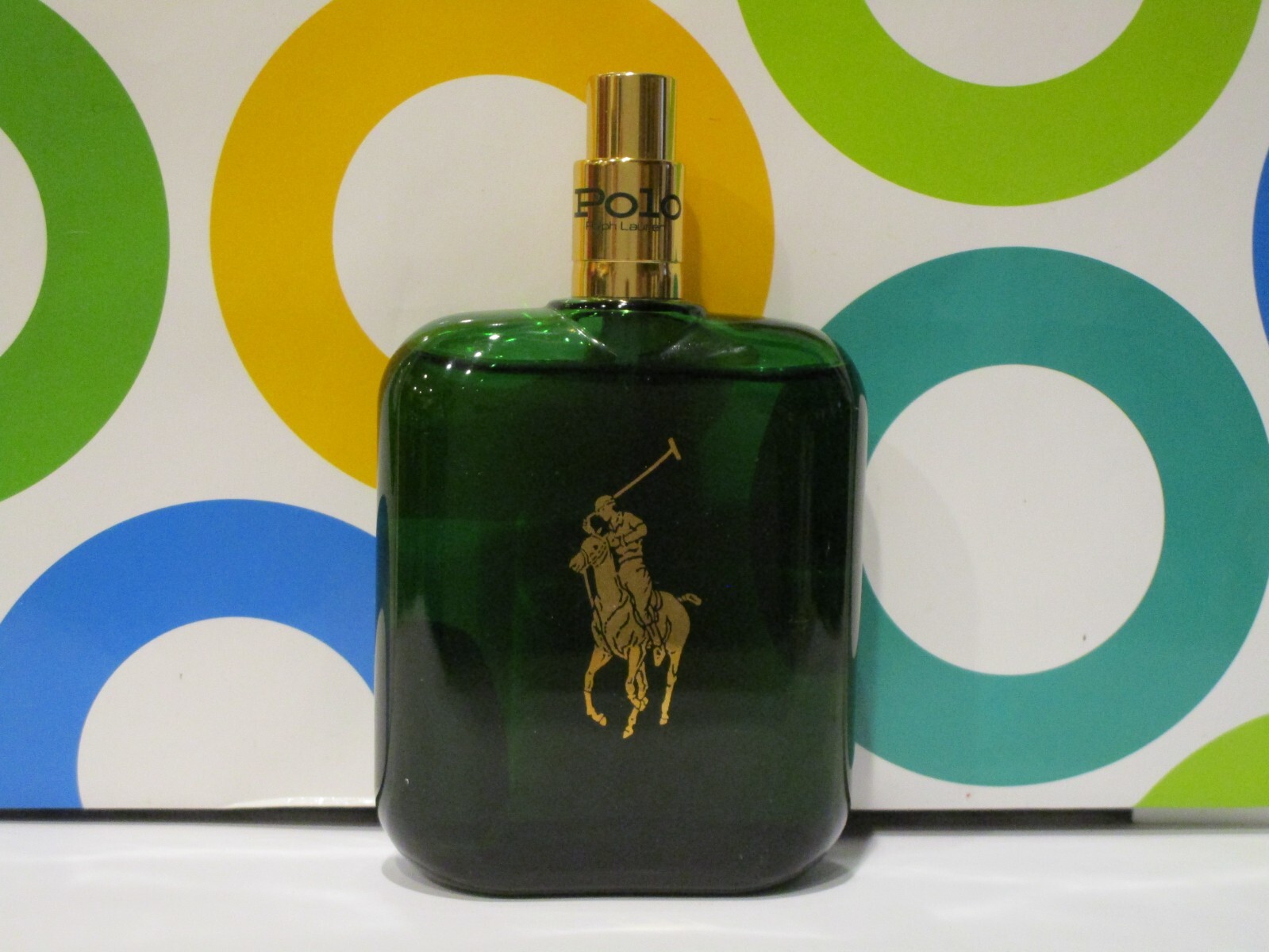 RALPH LAUREN ~ POLO GREEN EAU DE TOILETTE SPRAY ~ 4 OZ NO TOP CAP