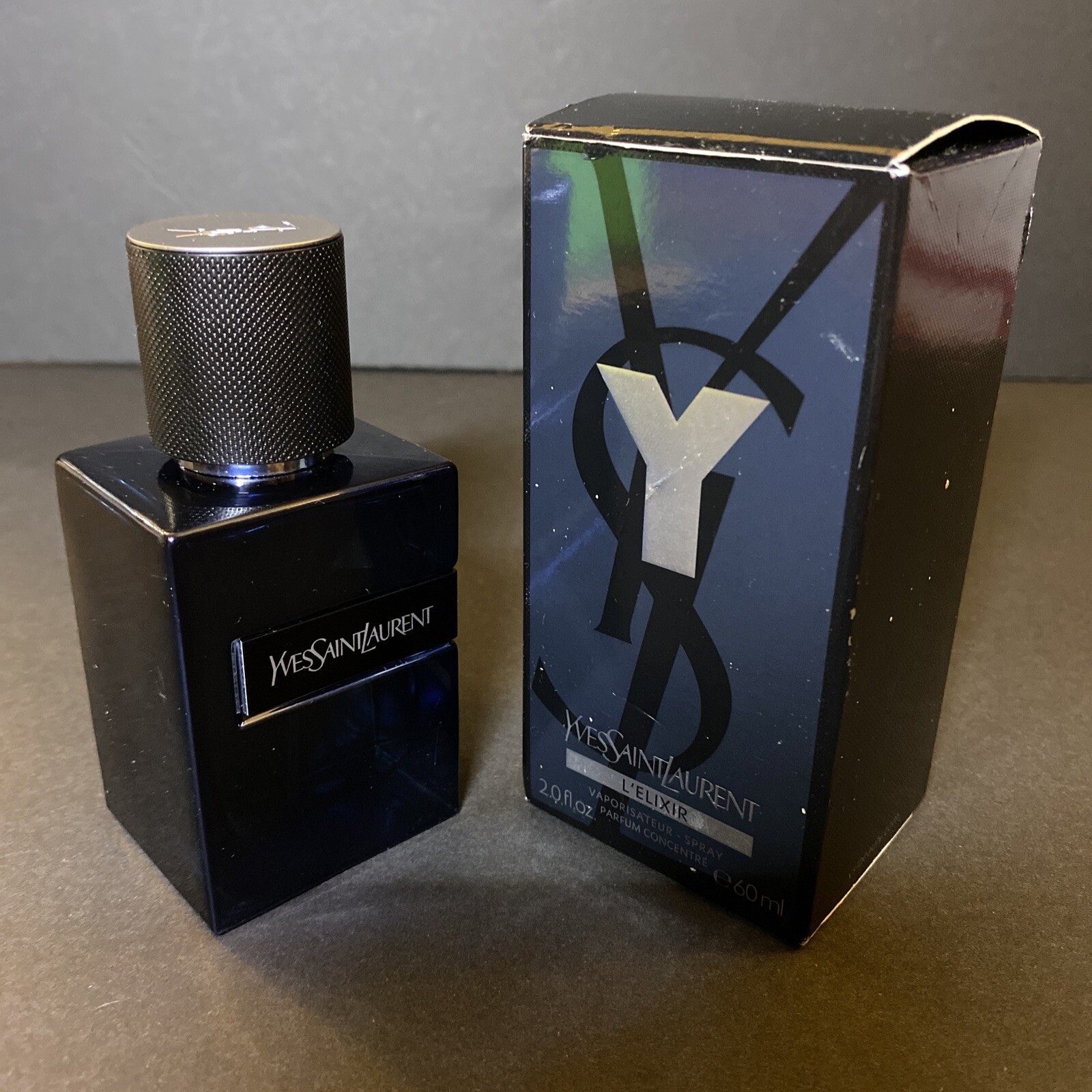 Y by Yves Saint Laurent L’ELIXIR 2.0 oz. Concentrated Parfum Spray for Men New