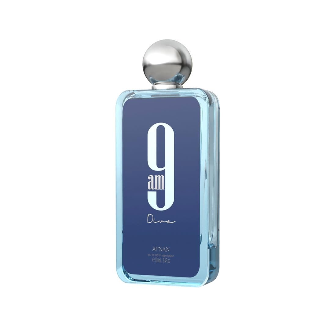 Afnan 9 AM Dive Eau De Parfum — 3.4 oz | Unisex | Brand New & Factory Sealed