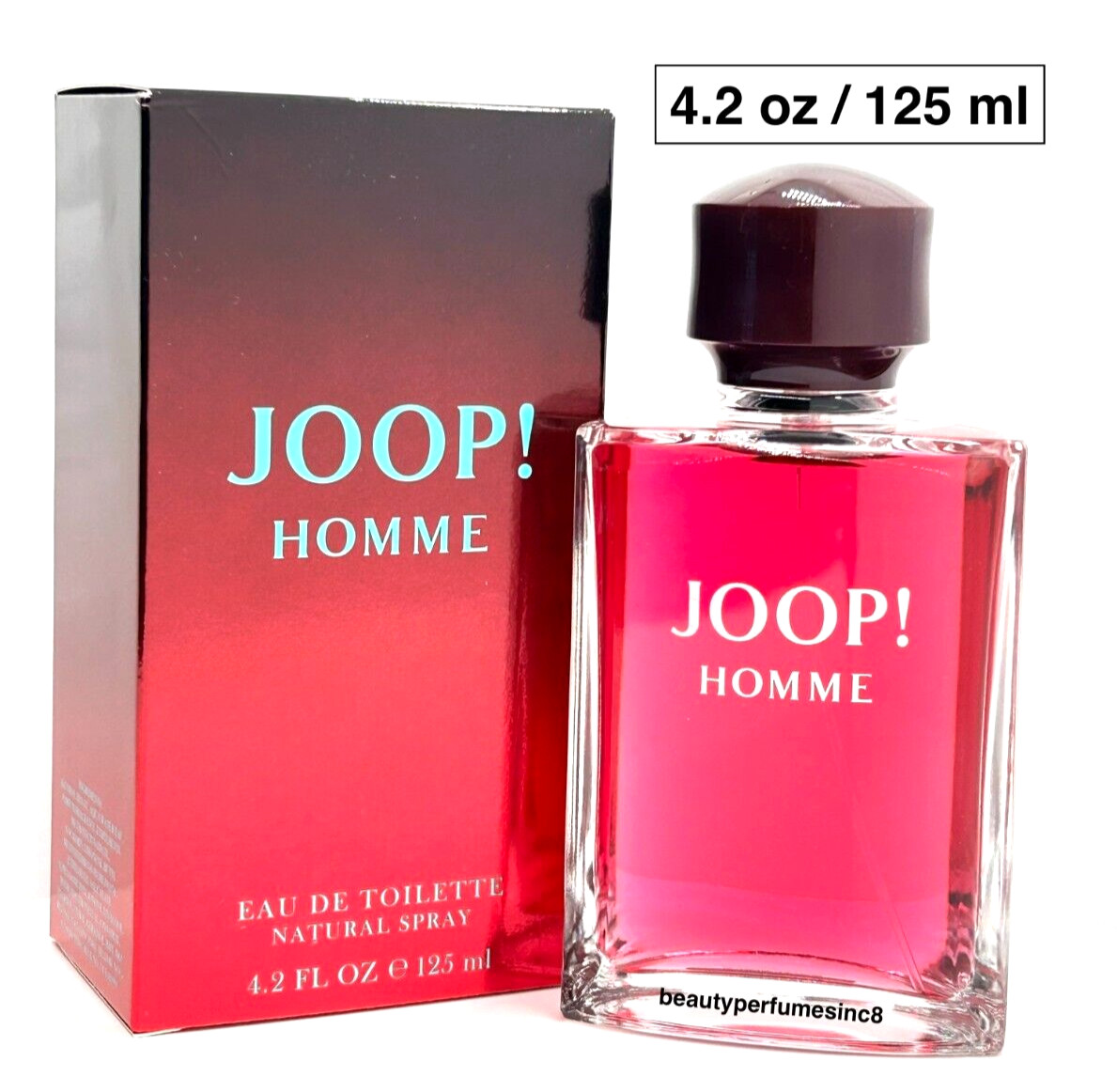 JOOP Homme 4.2 oz 125 ml Eau De Toilette Spray by Joop Perfume For Men NEW