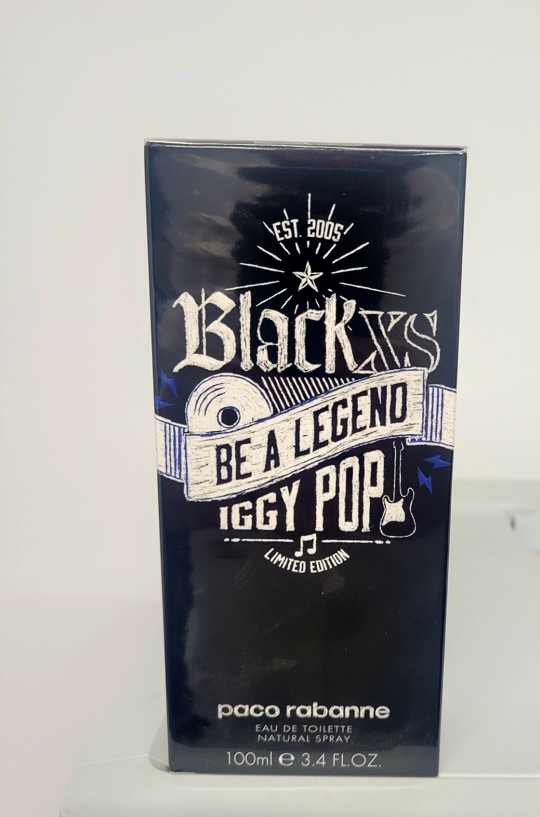 Paco Rabanne Black XS Be A Legend IGGY POP Limited Edition EDT 3.4 oz/100 ml NIB