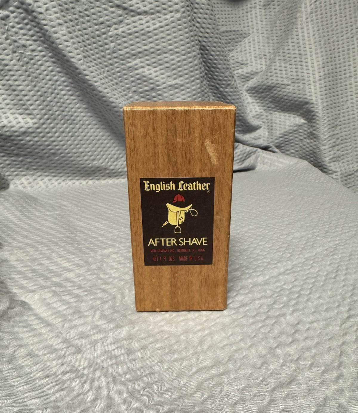 VTG 1960s ORIGINAL Mem Company NJ ENGLISH LEATHER After Shave Splash 4 Oz 120ml