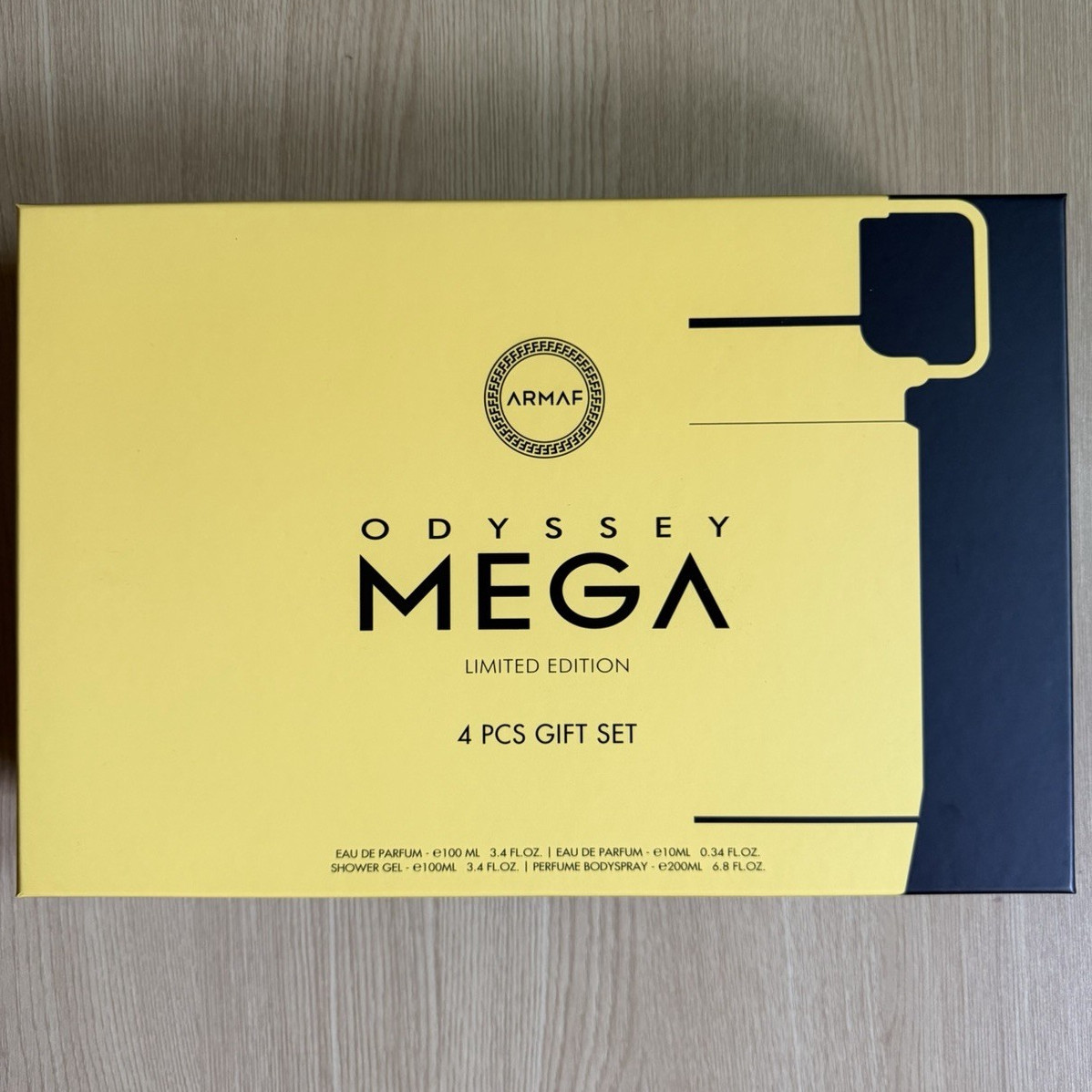 Armaf Odyssey Mega Limited Edition Gift Set Spray 3.4 fl oz Regular Size