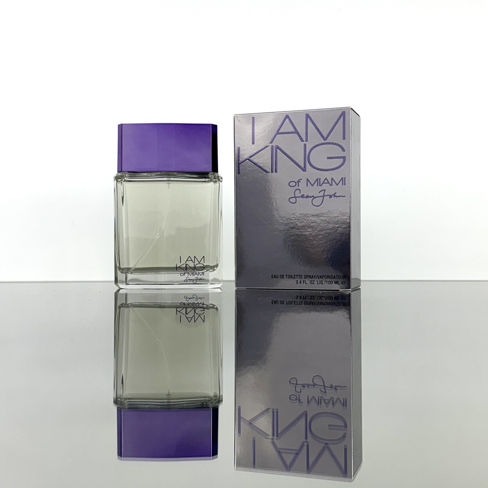 Sean John I AM KING OF MIAMI Men Cologne 3.4oz-100ml EDT Spr DISCONTINUED (BA08