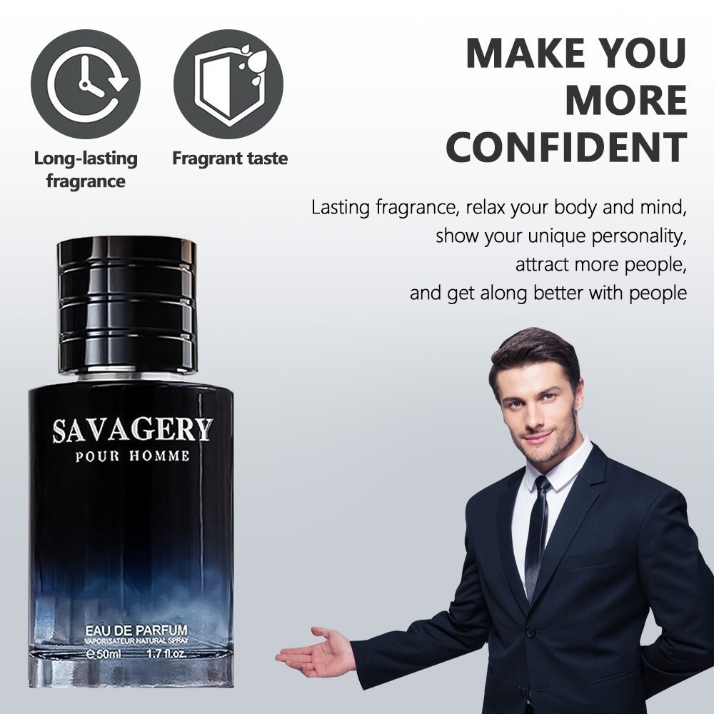 50ML Pheromones Men Perfume Long Lasting Pheromone Cologne for Men Attract Women