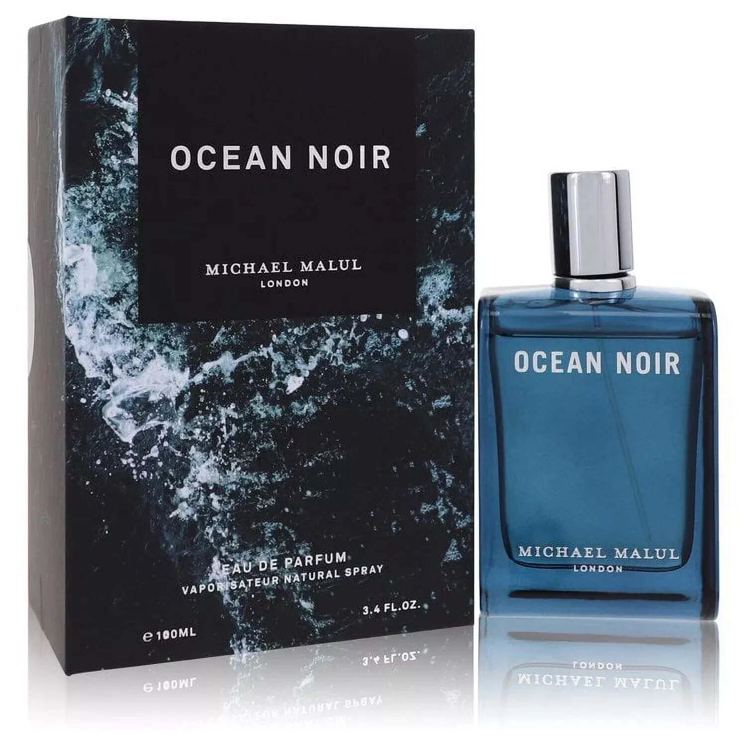 Michael Malul Ocean Noir 3.4 oz / 100 ml Eau de Parfum for Men Spray New in Box