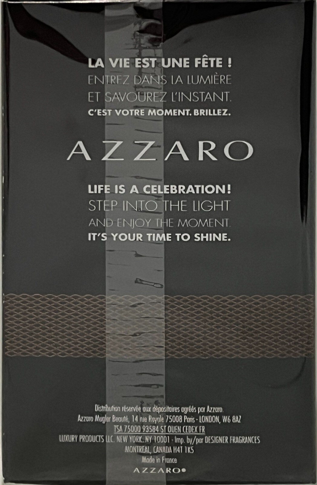 AZZARO THE MOST WANTED PARFUM SPRAY FOR MEN 1.69 Oz / 50 ml BRAND NEW ITEM!