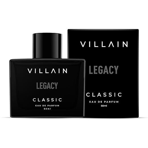 Villain Legacy Classic Luxury Premium Long Lasting Fragrance EDP for Men, 50ml.