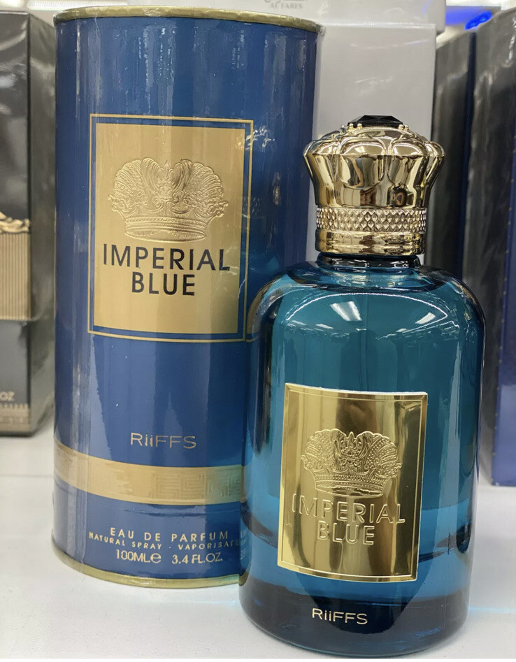 IMPERIAL BLUE RIFFS 3.4 COLOGNE LEMON APPLE MINT COLOGNE PARFUM. NIB.