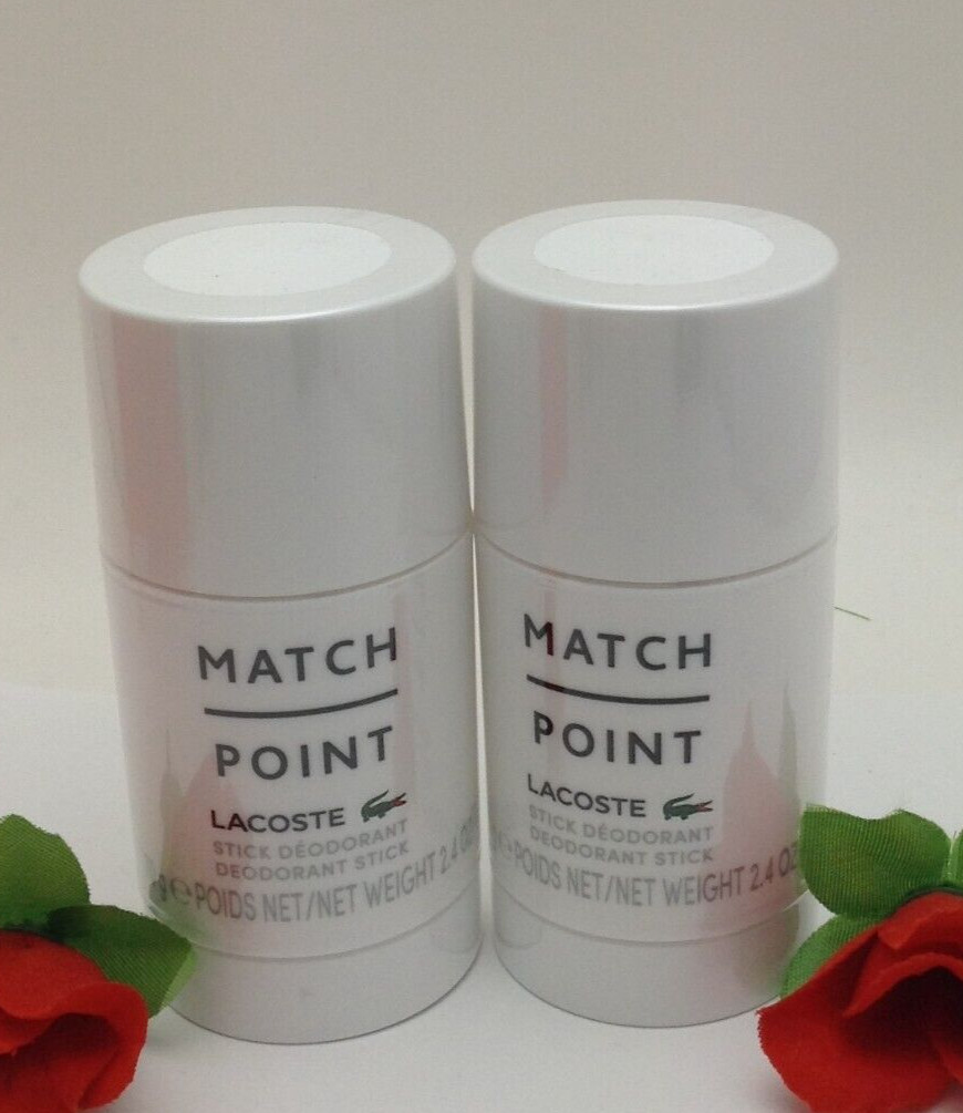 LACOSTE MATCH POINT FOR MEN DEODORANT STICK 2 PCS