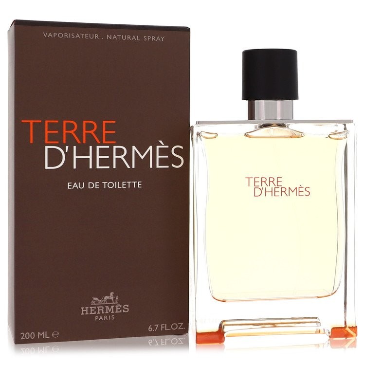 Terre D’Hermes by Hermes Eau De Toilette Spray 6.7 oz For Men Brand New